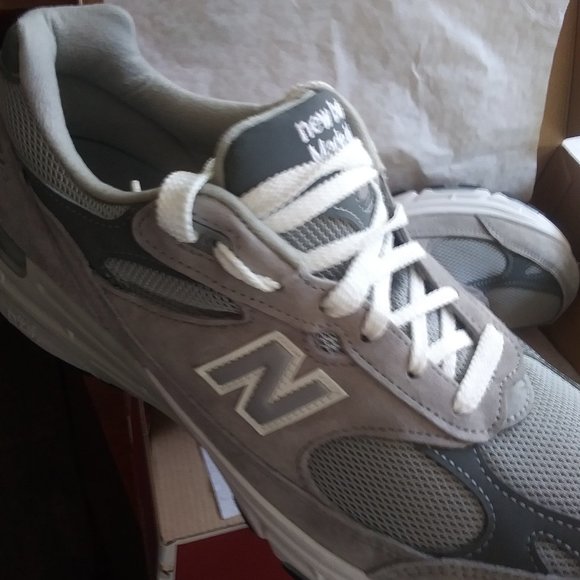 New Balance Other - New Balance 993 Grey size 13 Silver White Gray Made In USA Men's Retro MR993GL